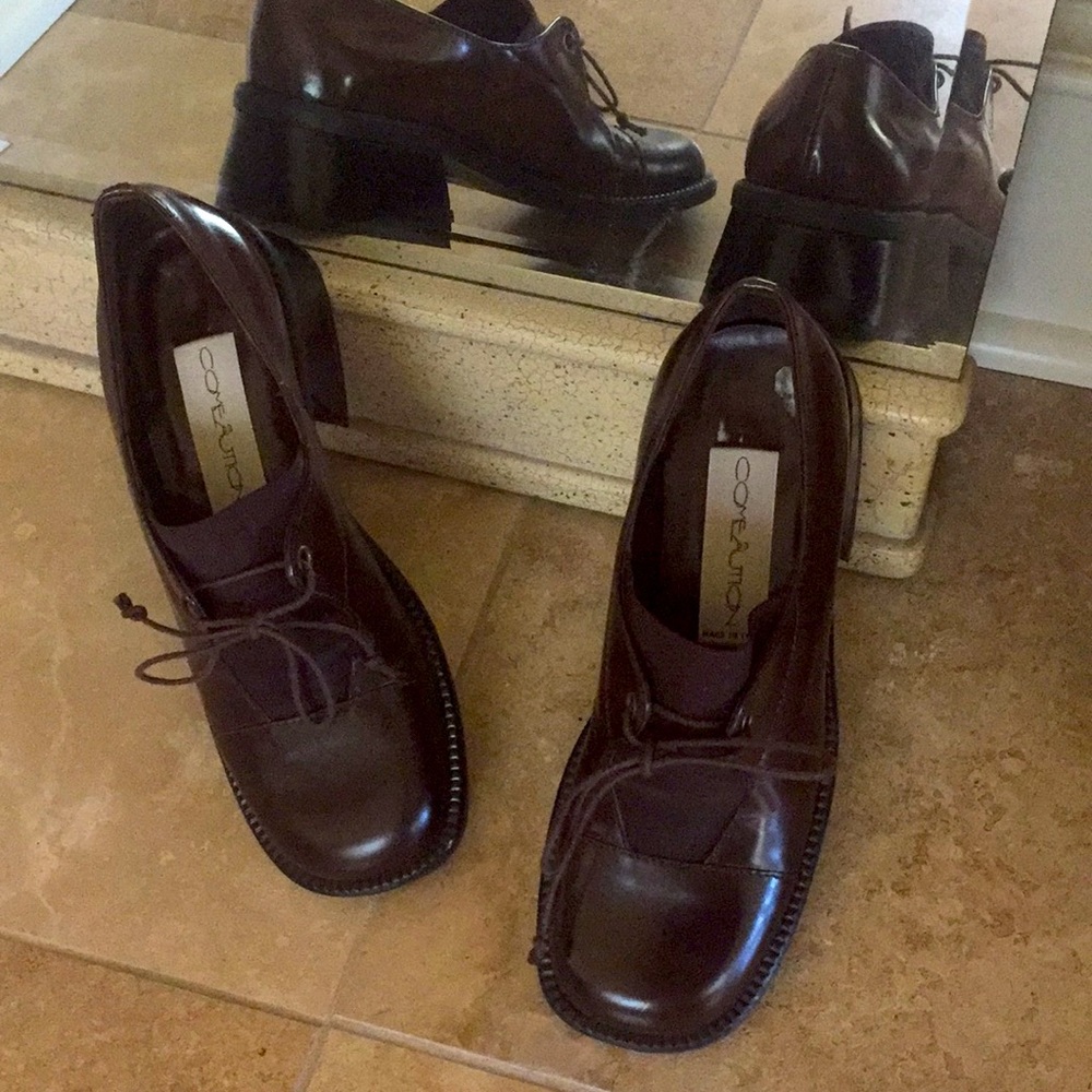 ComeAution Brown designer shoes